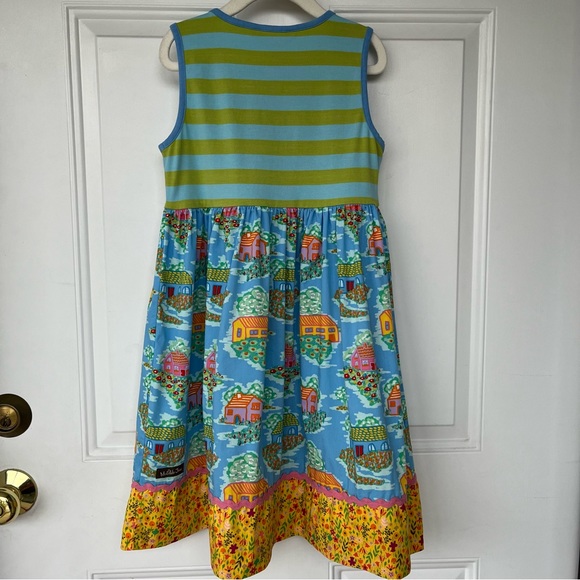 •Matilda Jane• Girls Home Sweet Home Sleeveless Dress - Size 8 - Picture 6 of 9